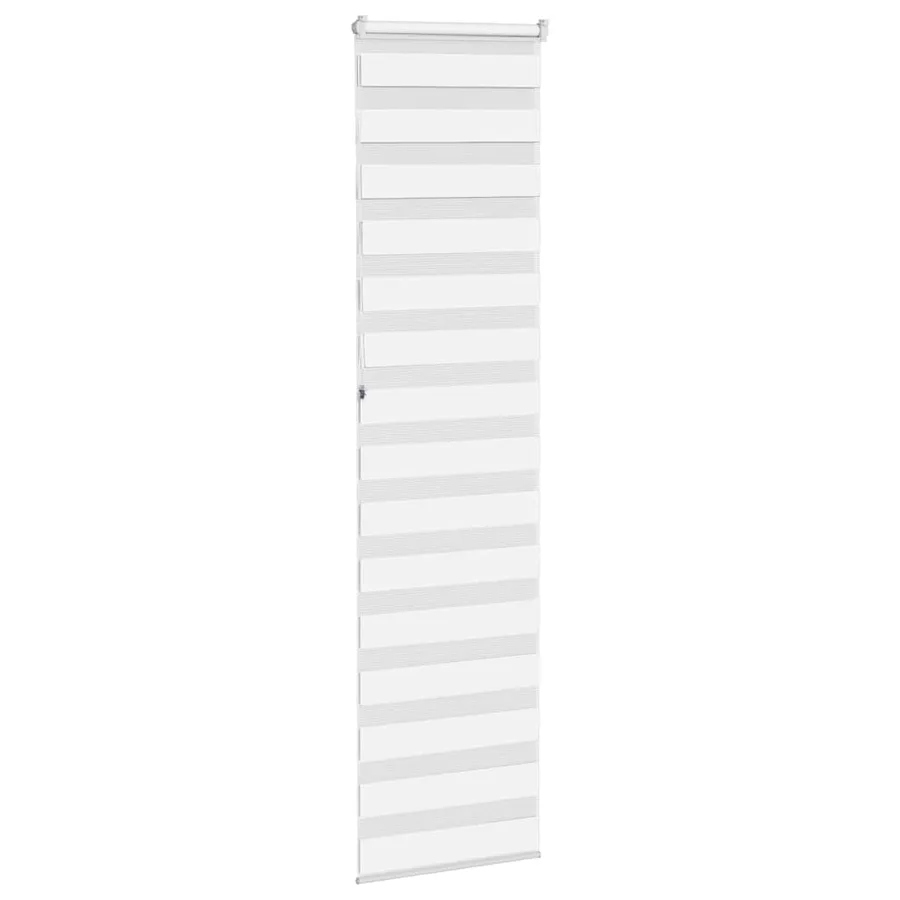 Store zèbre blanc 60x230 cm largeur du tissu 55,9 cm polyester - 4