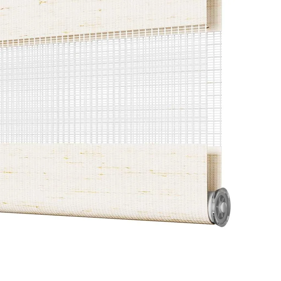 Store zèbre beige marbré largeur du tissu 140,9 cm polyester - 12
