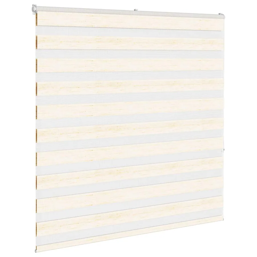 Store zèbre beige marbré largeur du tissu 140,9 cm polyester - 3