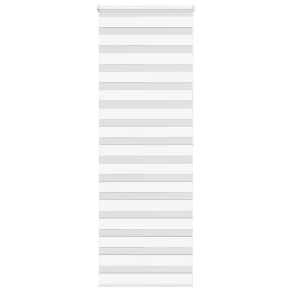Store zèbre blanc 85x200 cm largeur du tissu 80,9 cm polyester