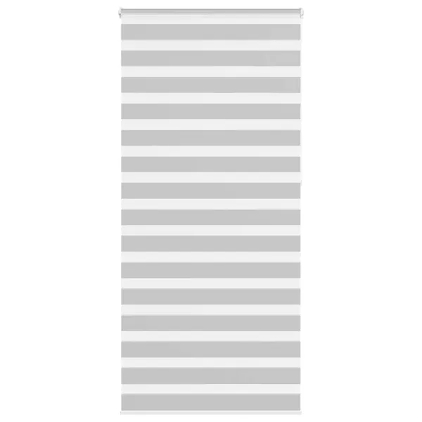 Store zèbre gris clair largeur du tissu 100,9 cm polyester