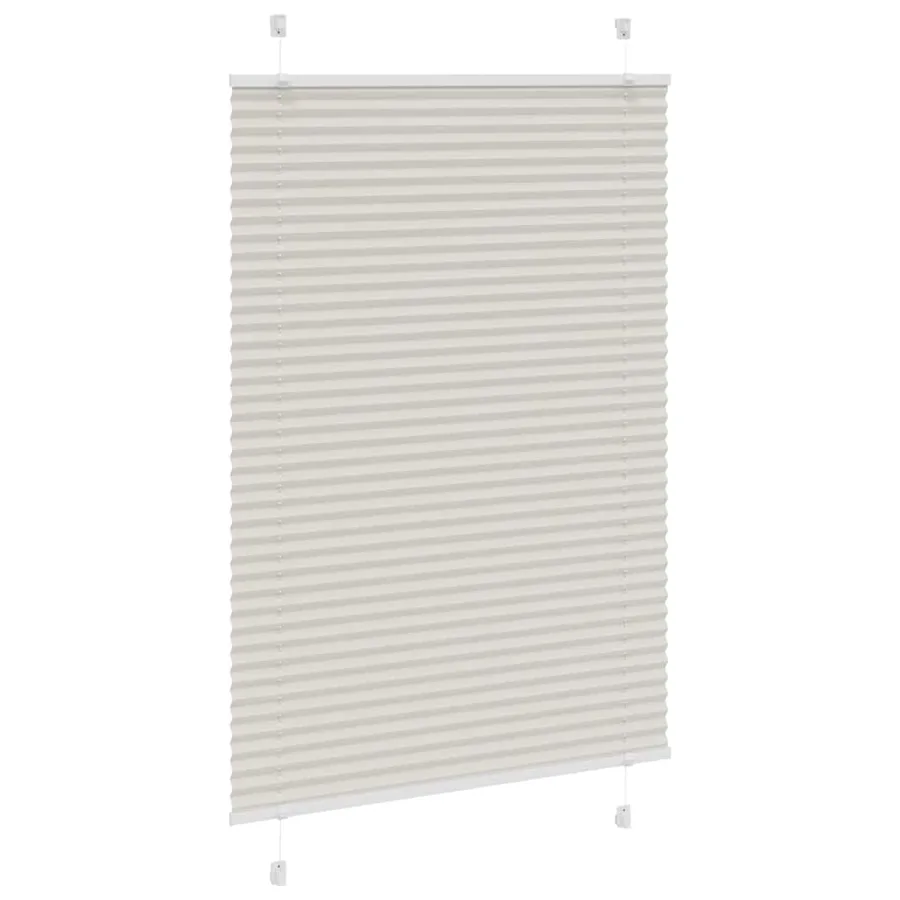 Store plissé gris clair 90x100 cm largeur du tissu 89,4 cm - 3