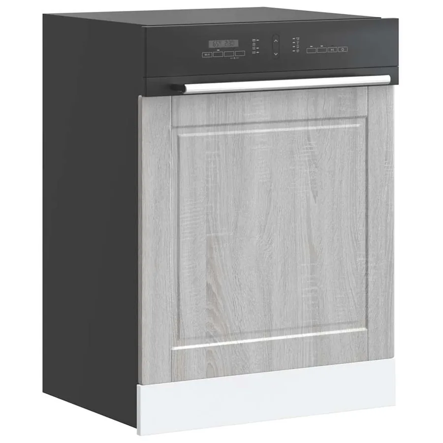 Panneau de lave-vaisselle Porto sonoma gris 60x1,5x57 cm