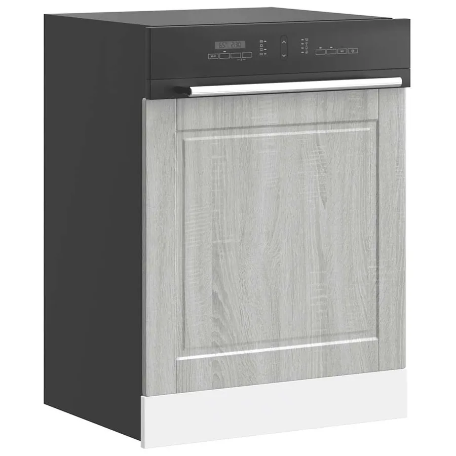 Panneau de lave-vaisselle Porto sonoma gris 60x1,5x57 cm - 4