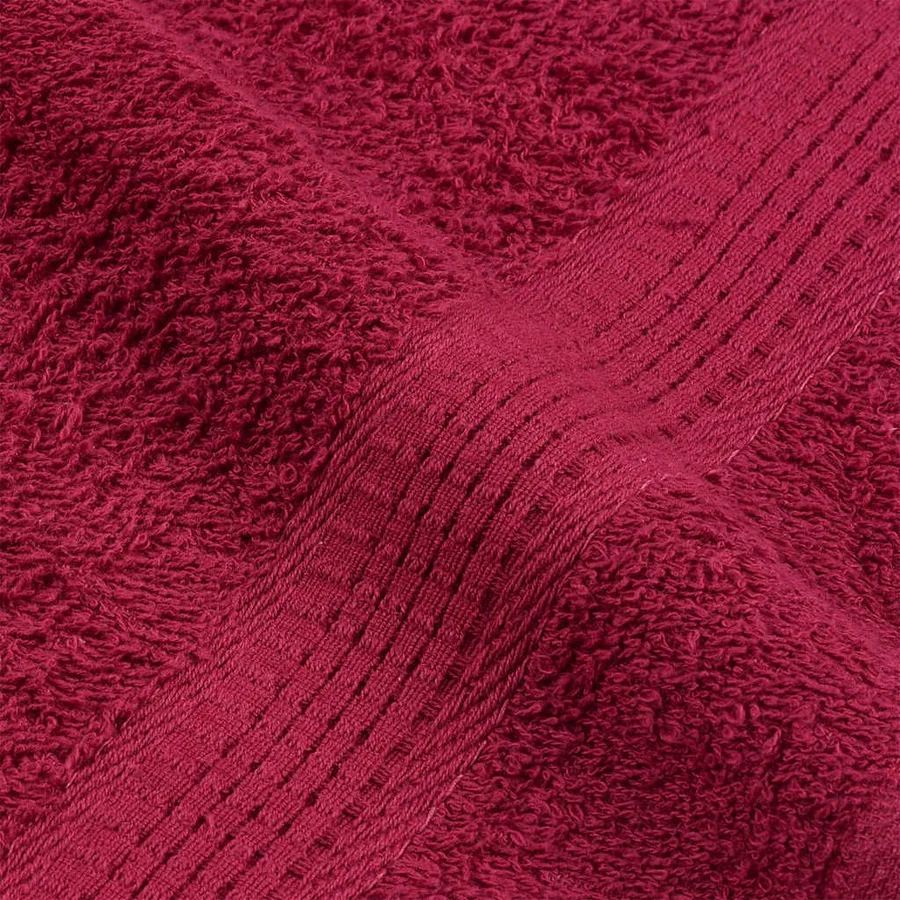 Serviettes de douche FROGN 10 pcs bordeaux 70x140cm 360 g/m² - 7