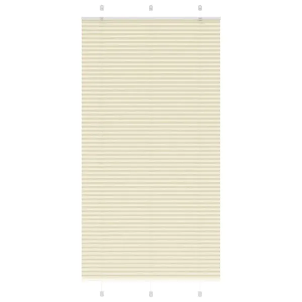 Store plissé crème 105x200cm largeur du tissu 104,4cm polyester