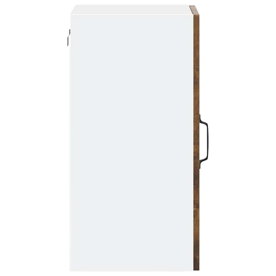 Armoire murale de cuisine avec porte en verre Porto chêne fumé - 8