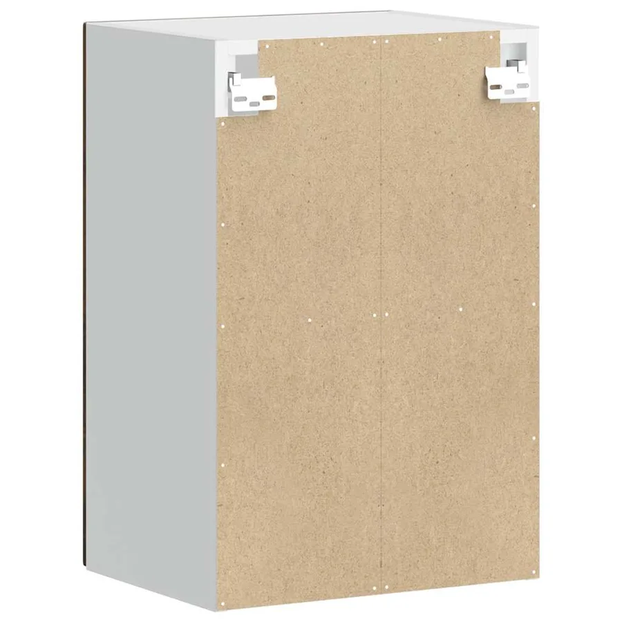 Armoire murale de cuisine avec porte en verre Porto chêne fumé - 9