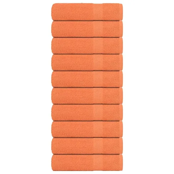 Serviettes de bain FROGN 10 pcs orange 100x150 cm 360 g/m²