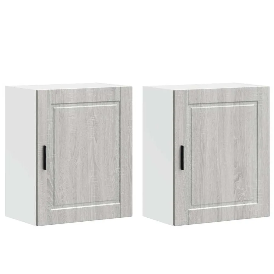 Armoires murales de cuisine 2 pcs Porto sonoma gris - 2