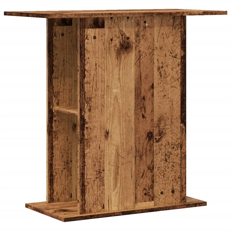 Support d'aquarium en bois ancien 36 x 75 x 72,5 cm Bois d'ingénierie - 2
