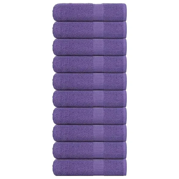 Serviettes de douche FROGN 10 pcs violet 70x140cm 360 g/m²