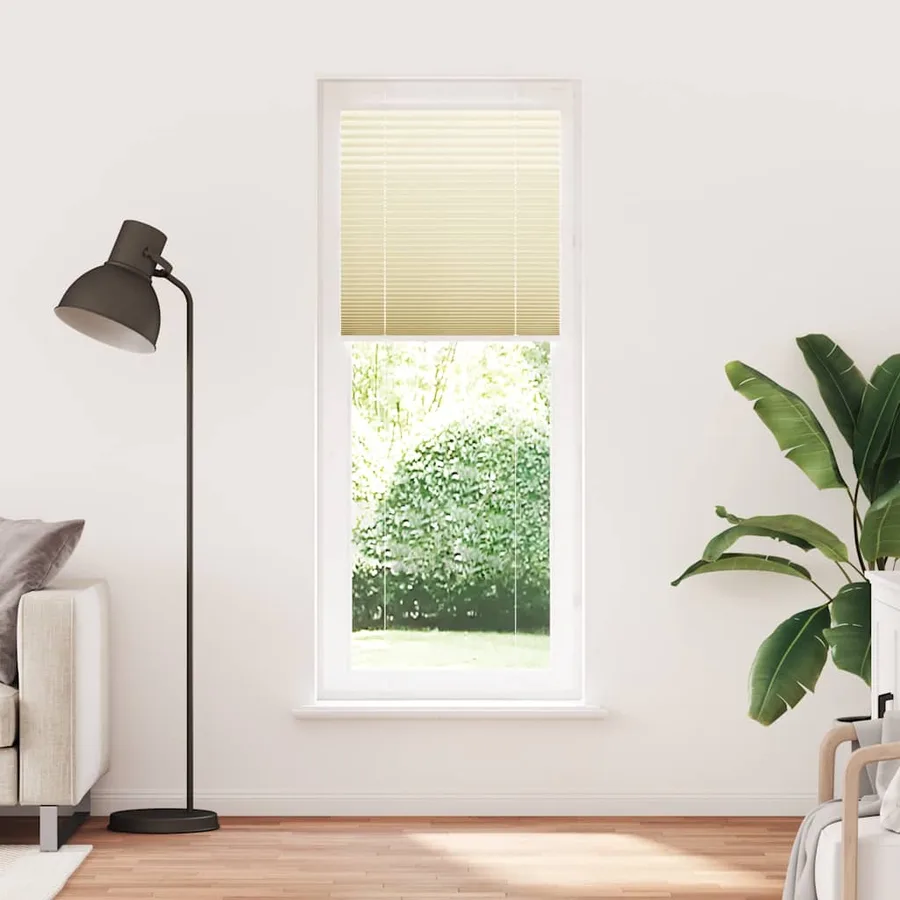 Store plissé crème 80x200 cm largeur du tissu 79,4 cm polyester - 2