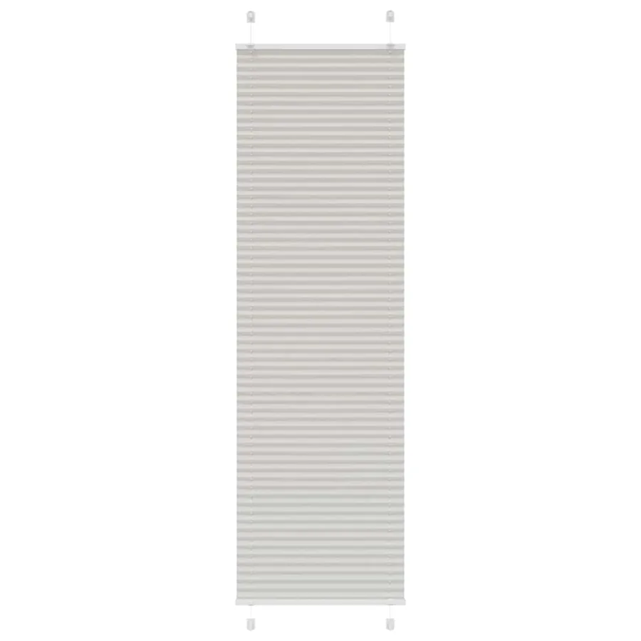 Store plissé gris clair 60x200 cm largeur du tissu 59,4 cm