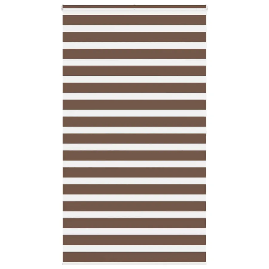 Store zèbre marron 130x200cm largeur du tissu 125,9cm polyester