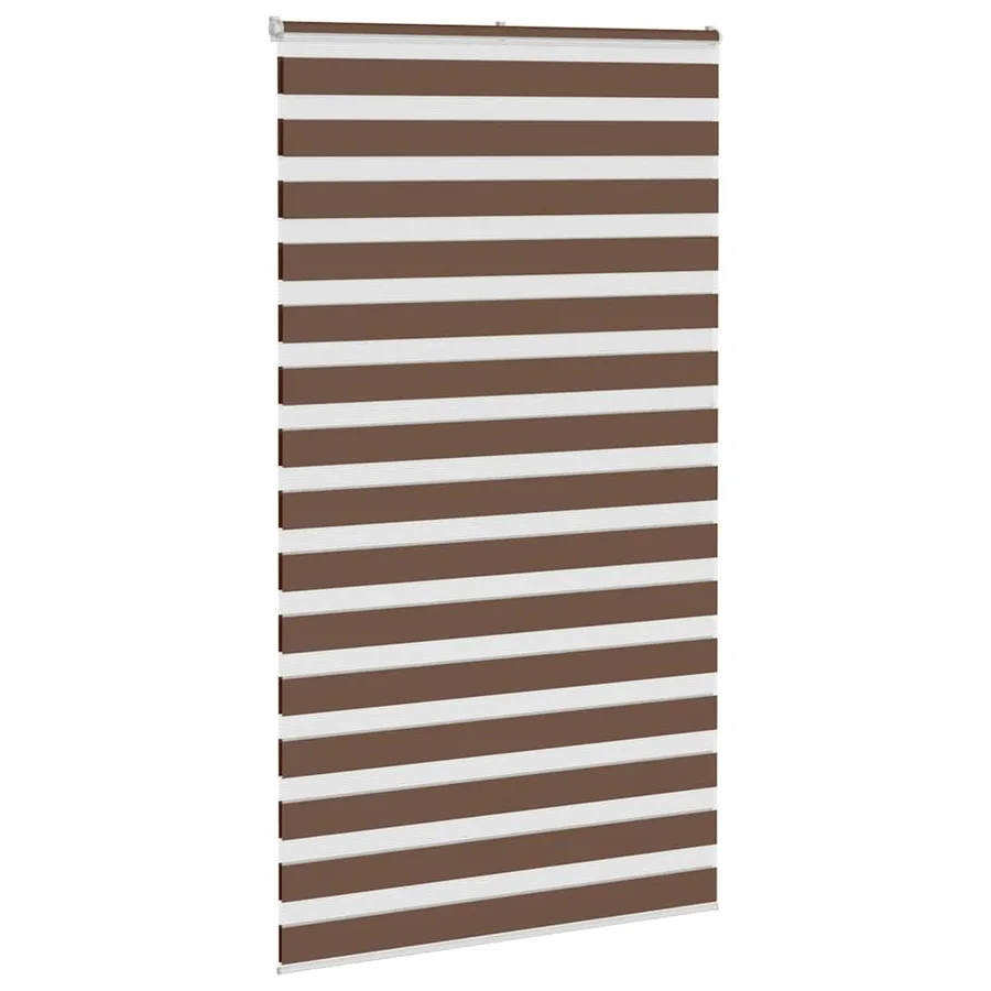 Store zèbre marron 130x200cm largeur du tissu 125,9cm polyester - 3