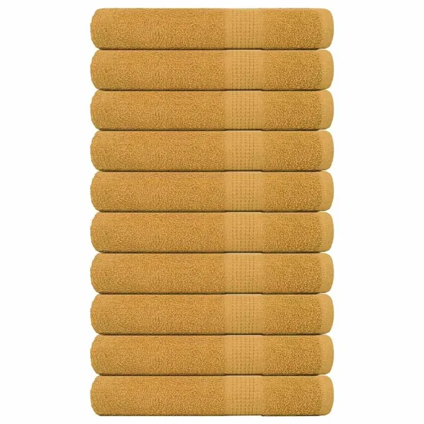 Serviettes FROGN 10 pcs doré 100x200 cm 360 g/m²