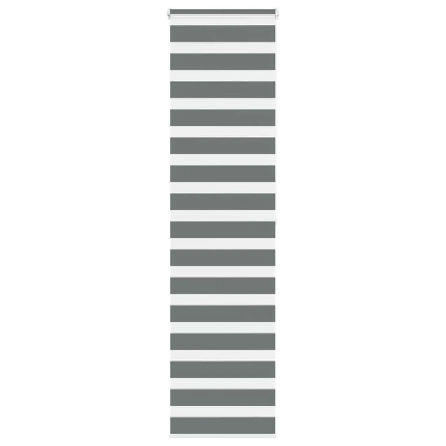 Store zèbre gris foncé largeur du tissu 65,9 cm polyester