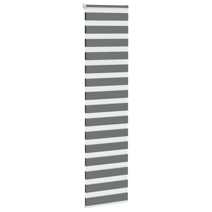 Store zèbre gris foncé largeur du tissu 65,9 cm polyester - 3