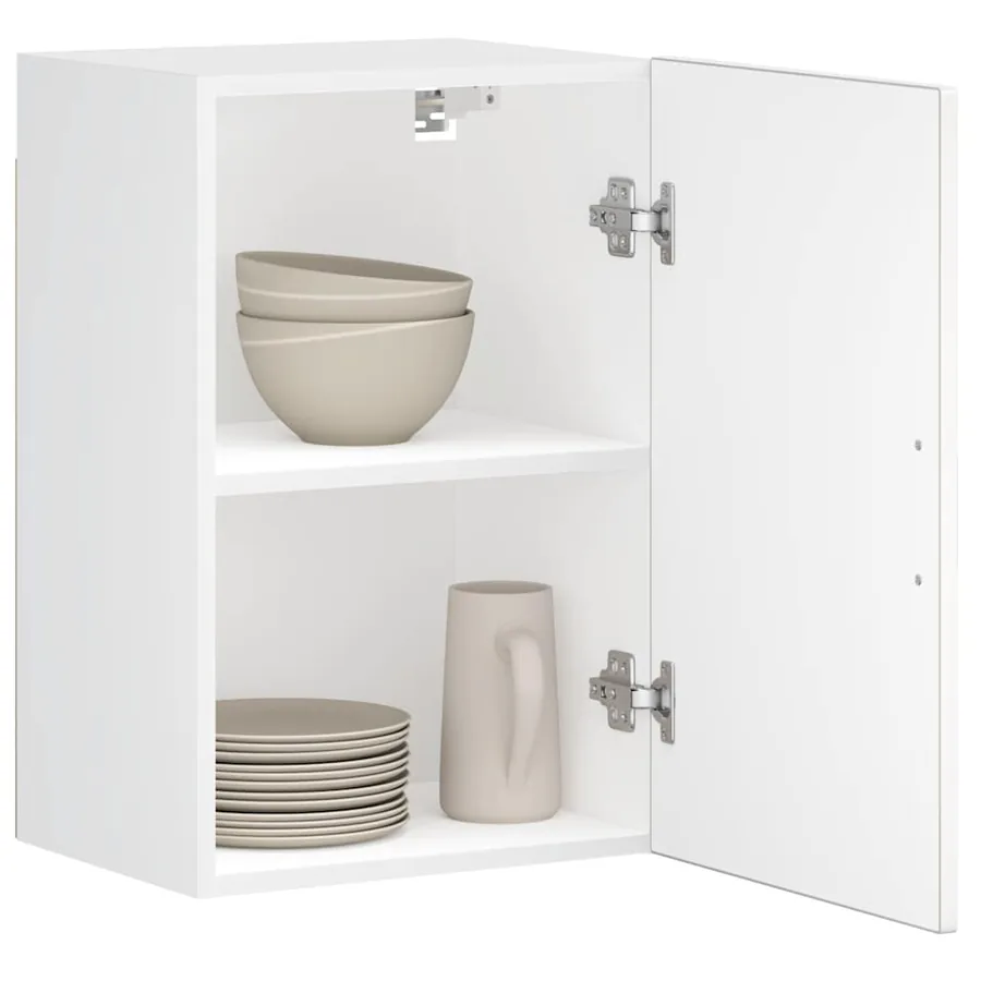 Armoire murale de cuisine Porto blanc bois d'ingénierie