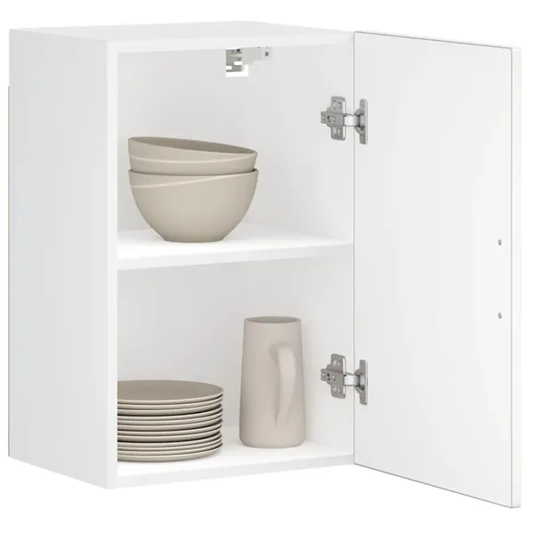 Armoire murale de cuisine Porto blanc bois d'ingénierie