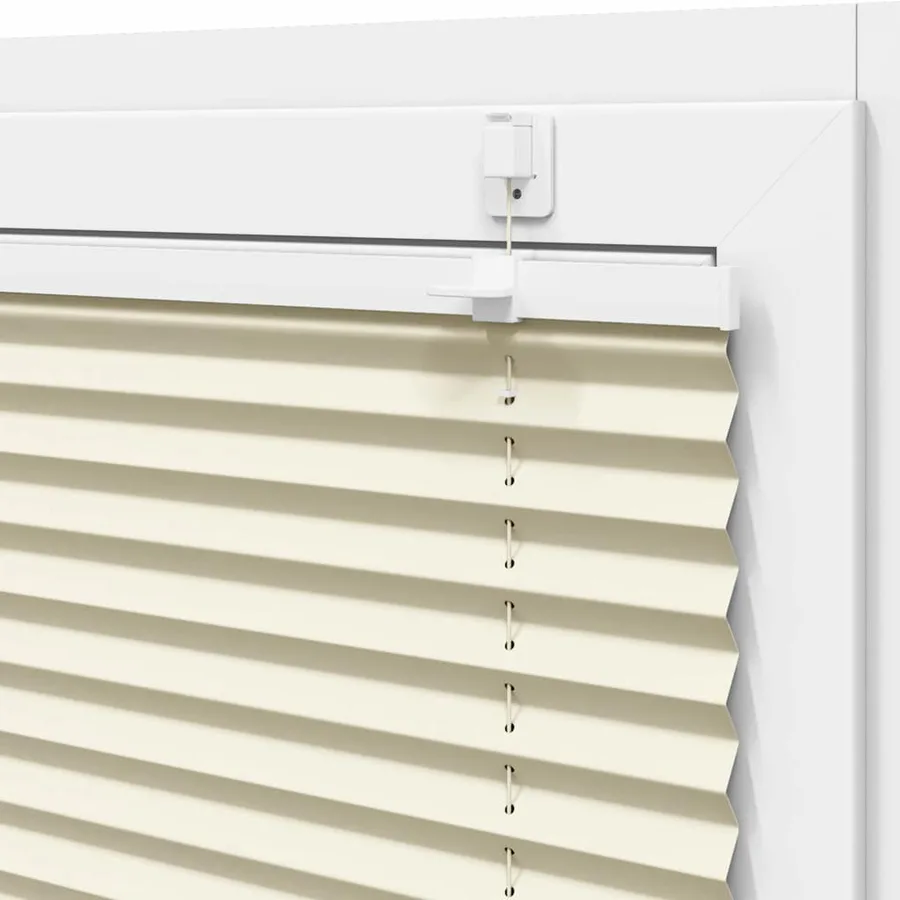 Store plissé crème 120x150cm largeur du tissu 119,4cm polyester - 10