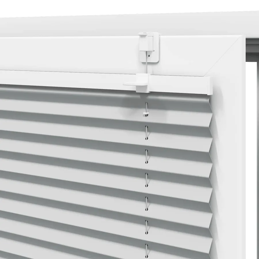 Store plissé gris clair 40x150 cm largeur du tissu 39,4 cm - 9