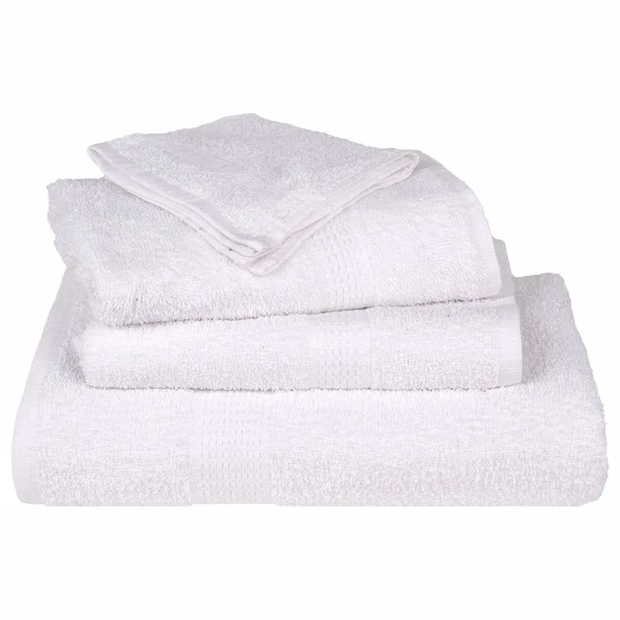 Serviettes de sauna FROGN 10 pcs blanc 80x200 cm 360 g/m² - 4