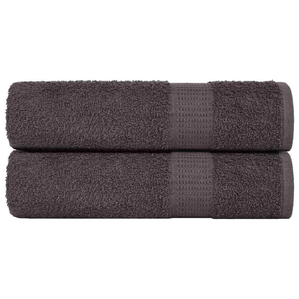 Serviettes de bain FROGN 2 pcs anthracite 100x150 cm 360 g/m²