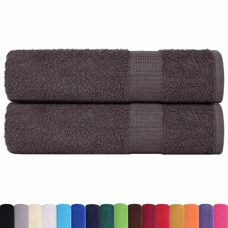 Serviettes de bain FROGN 2 pcs anthracite 100x150 cm 360 g/m² - 2
