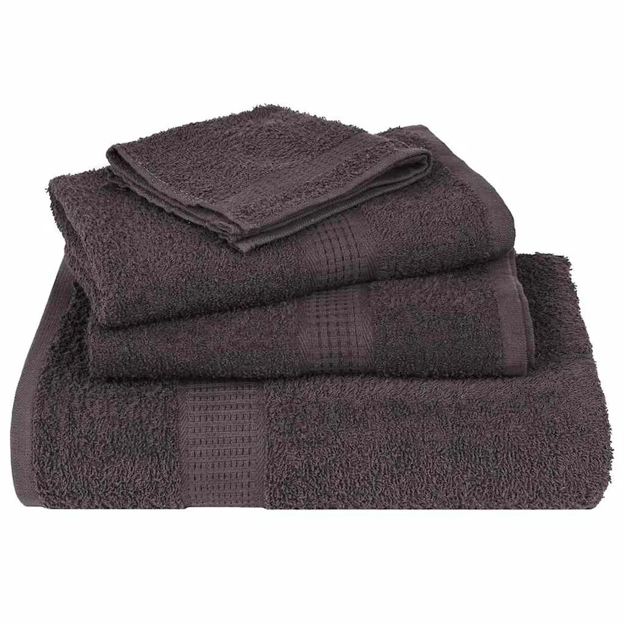 Serviettes de bain FROGN 2 pcs anthracite 100x150 cm 360 g/m² - 4