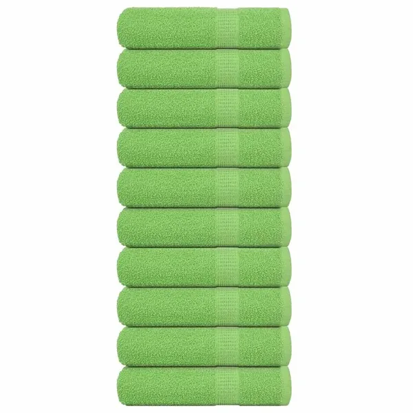 Essuie-mains FROGN 10 pcs vert pomme 50x100 cm 360 g/m²