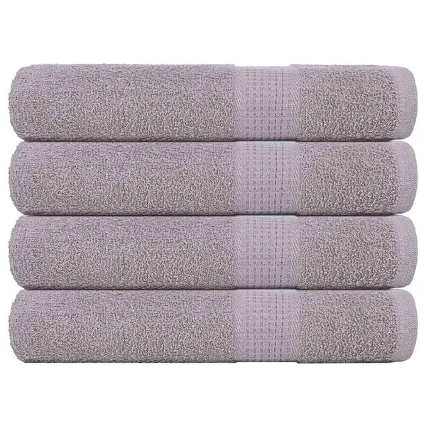 Serviettes FROGN 4 pcs gris 100x200 cm 360 g/m²
