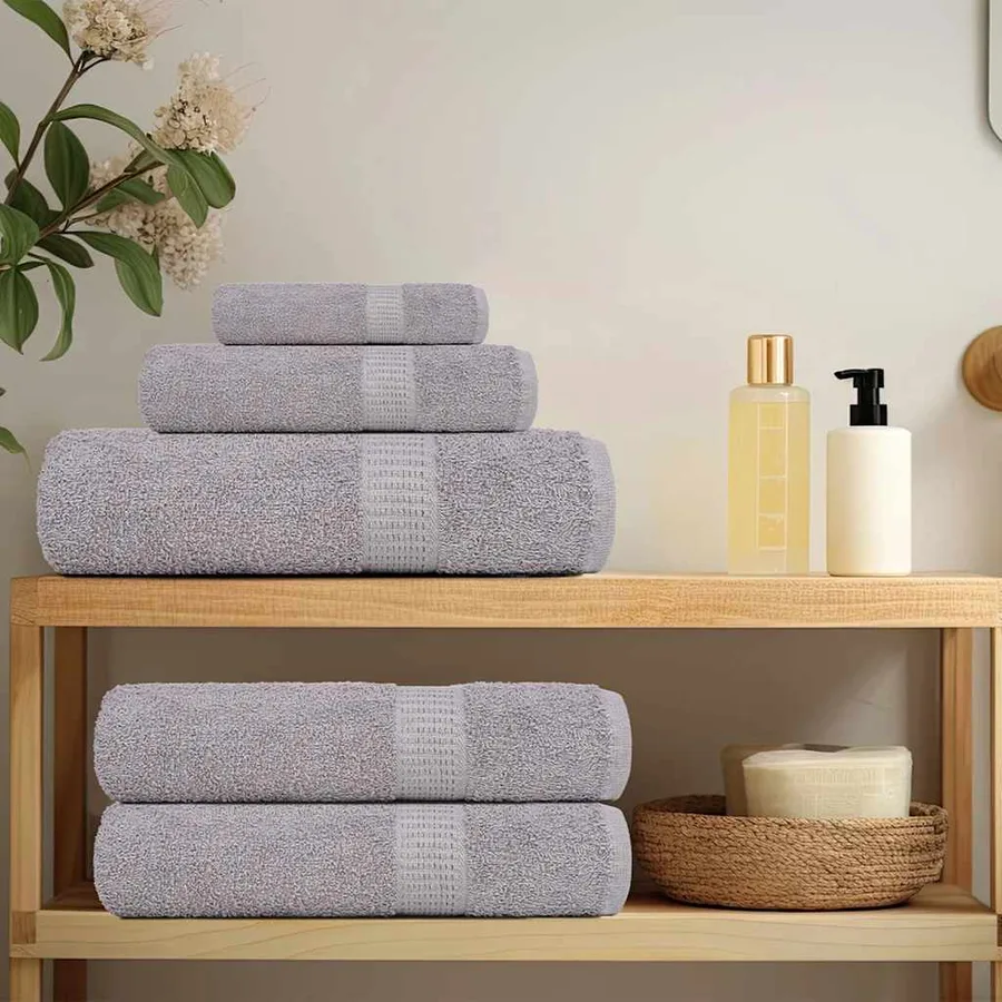 Serviettes FROGN 4 pcs gris 100x200 cm 360 g/m² - 3