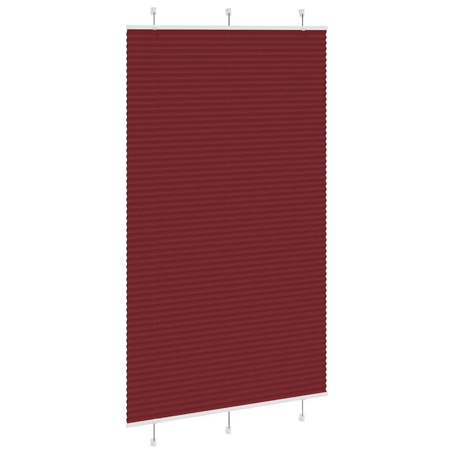 Store plissé rouge bordeaux 120x200 cm largeur du tissu 119,4cm - 3