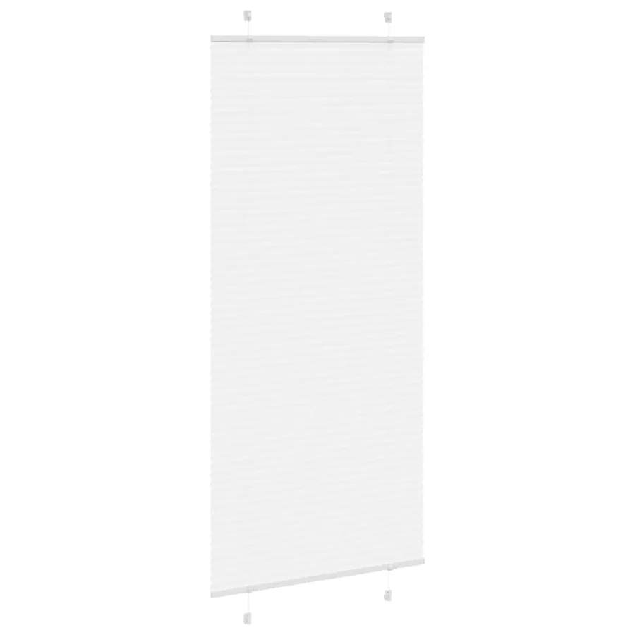 Store plissé blanc 100x200cm largeur du tissu 99,4 cm polyester - 3