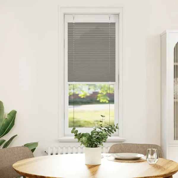 Store plissé anthracite 50x100 cm largeur du tissu 49,4 cm
