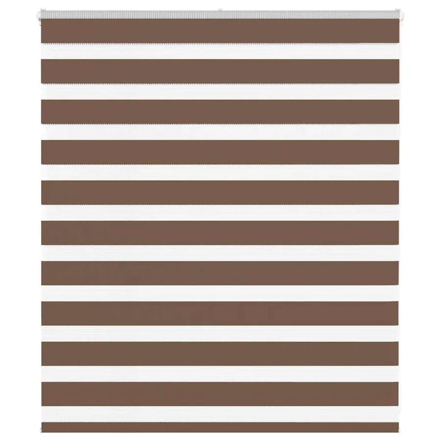 Store zèbre marron 130x100cm largeur du tissu 125,9cm polyester