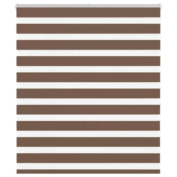 Store zèbre marron 130x100cm largeur du tissu 125,9cm polyester