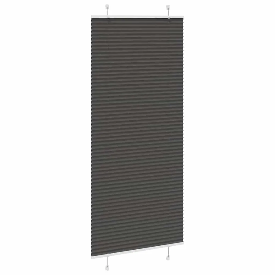 Store plissé noir 100x200 cm largeur du tissu 99,4 cm polyester - 3