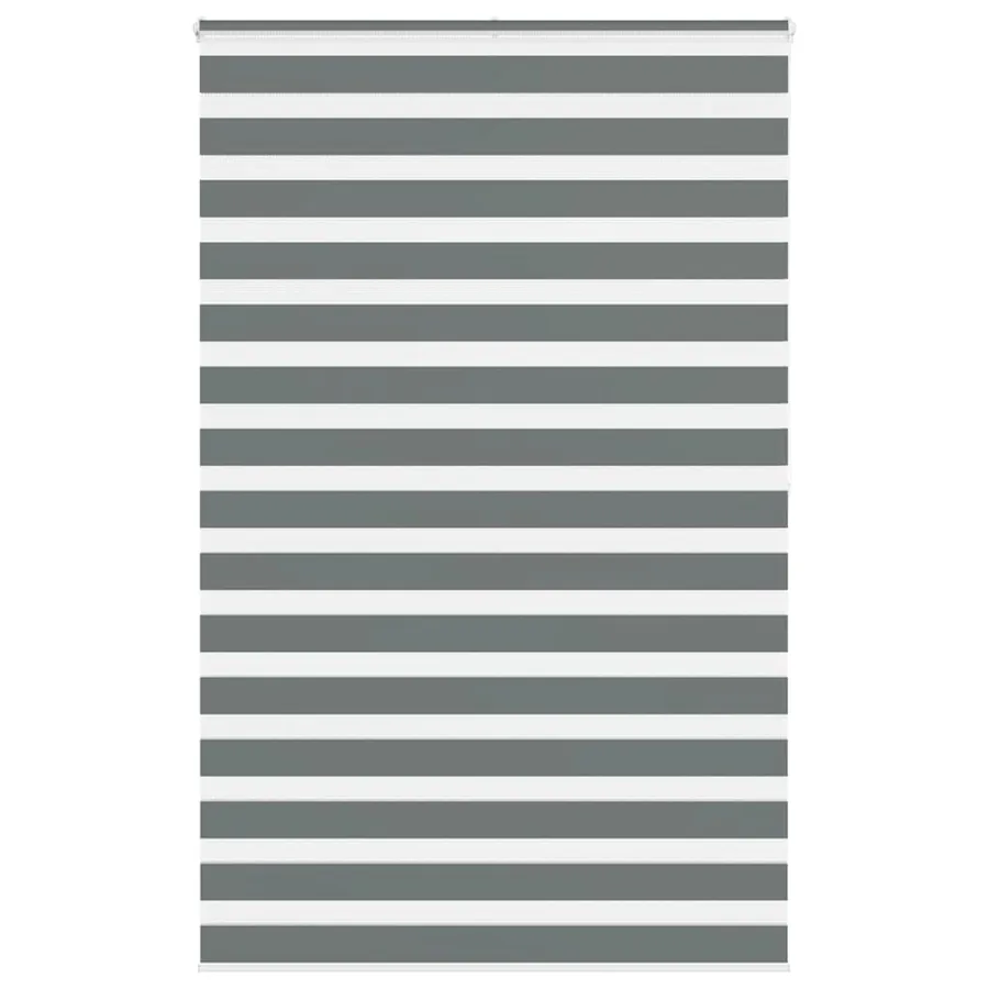 Store zèbre gris foncé largeur du tissu 140,9 cm polyester