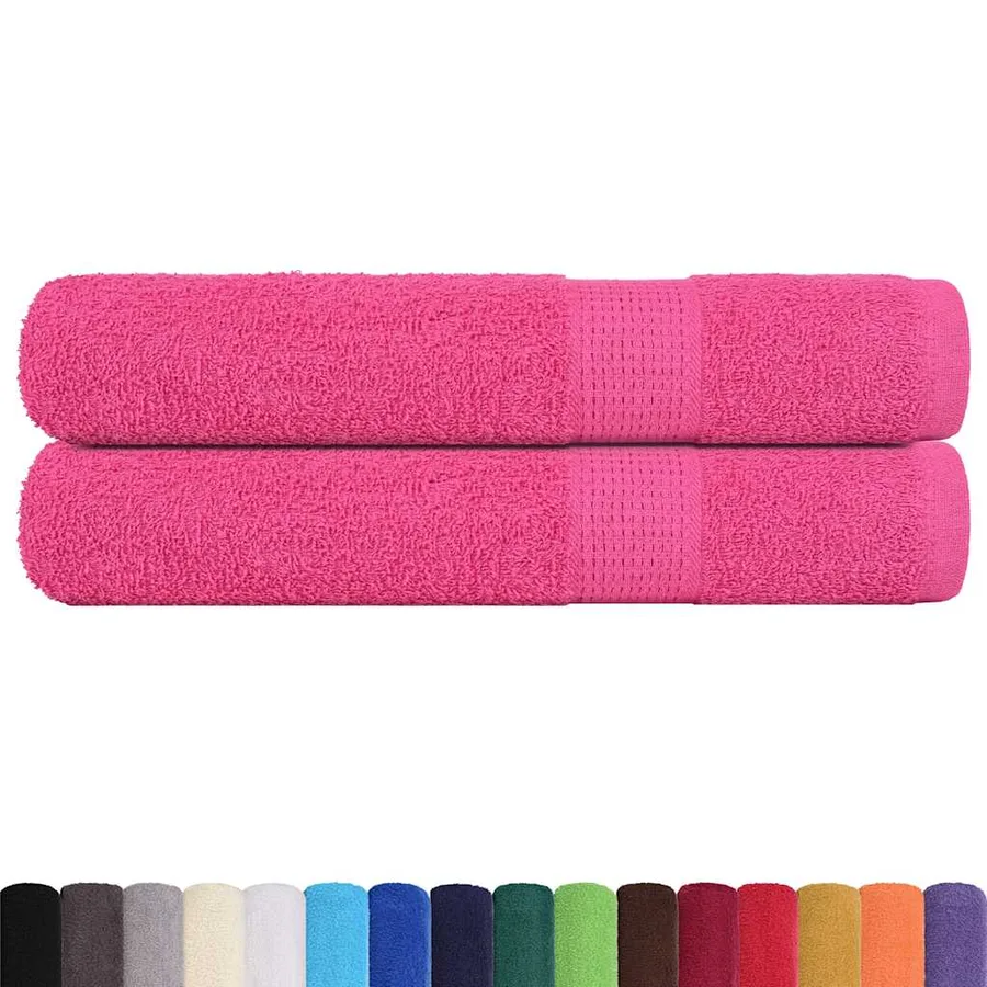 Serviettes FROGN 2 pcs rose 100x200 cm 360 g/m² - 2