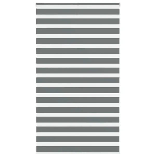 Store zèbre gris foncé largeur du tissu 130,9 cm polyester
