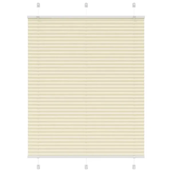 Store plissé crème 110x150cm largeur du tissu 109,4cm polyester