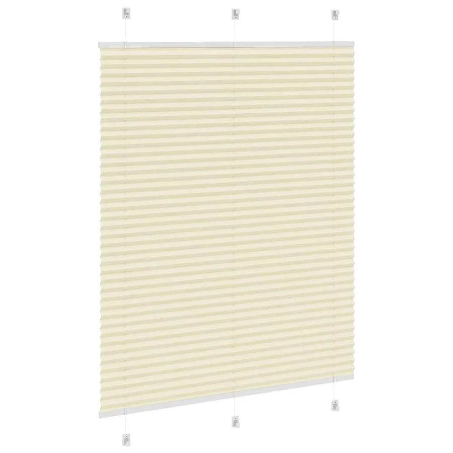 Store plissé crème 110x150cm largeur du tissu 109,4cm polyester - 4