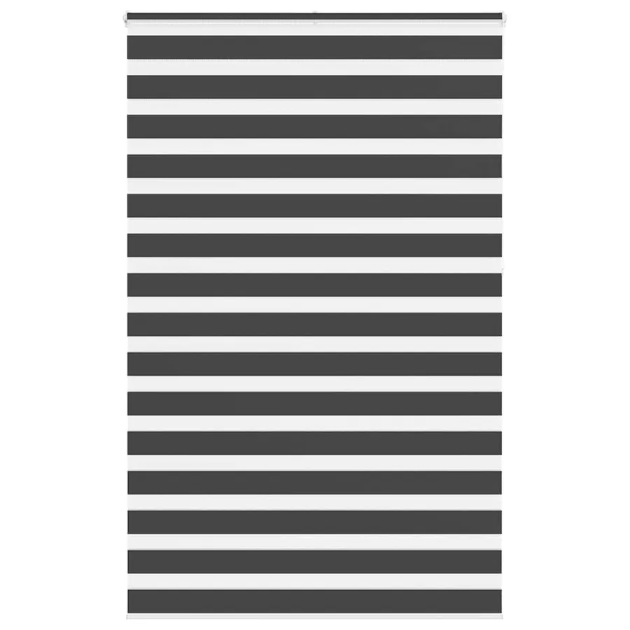 Store zèbre noir 150x230 cm largeur du tissu 145,9 cm polyester