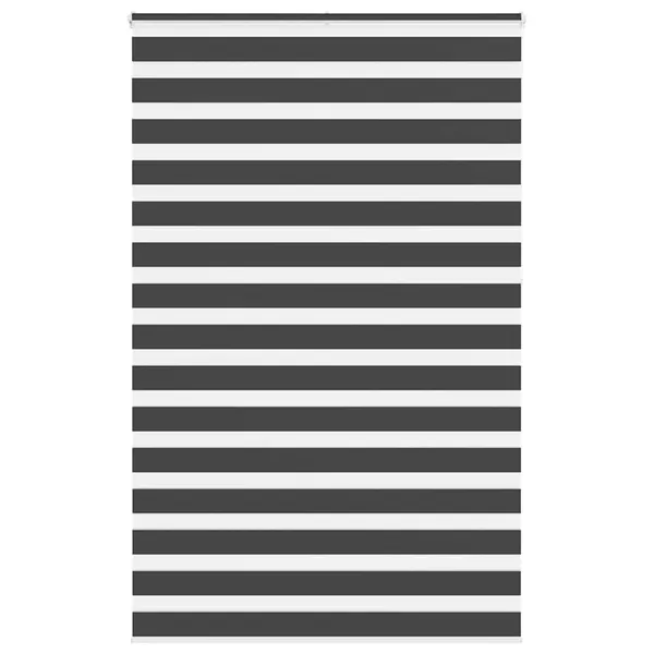 Store zèbre noir 150x230 cm largeur du tissu 145,9 cm polyester