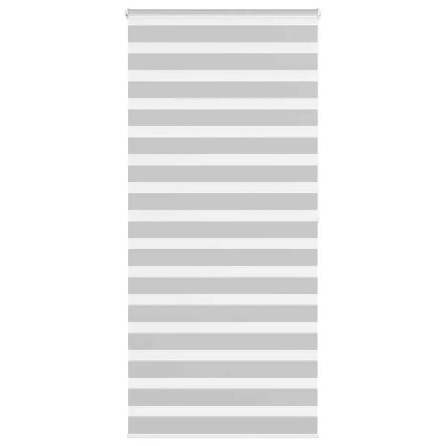 Store zèbre gris clair largeur du tissu 90,9 cm polyester
