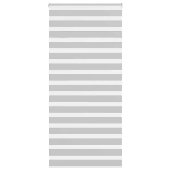 Store zèbre gris clair largeur du tissu 90,9 cm polyester