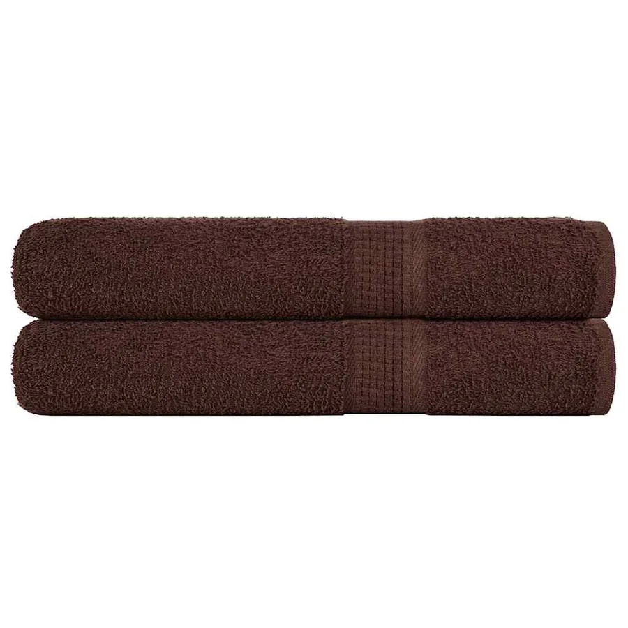 Serviettes FROGN 2 pcs marron 100x200 cm 360 g/m²
